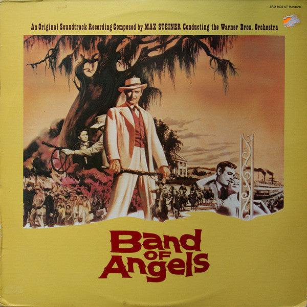 Max Steiner - Band Of Angels (Original Motion Picture Soundtrack) (Vinyl, LP, Album, Reissue, Mono) Good Plus (G+) / Very Good (VG)
