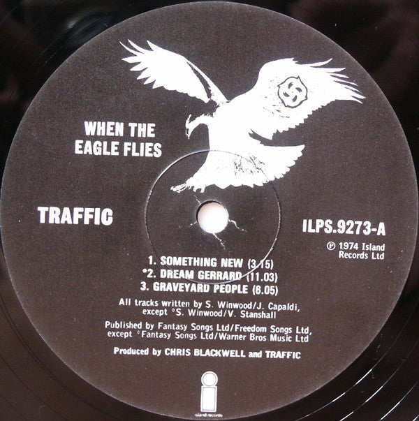 Traffic - When The Eagle Flies (Vinyl, LP, Album, Repress) Very Good Plus (VG+) / Very Good Plus (VG+)