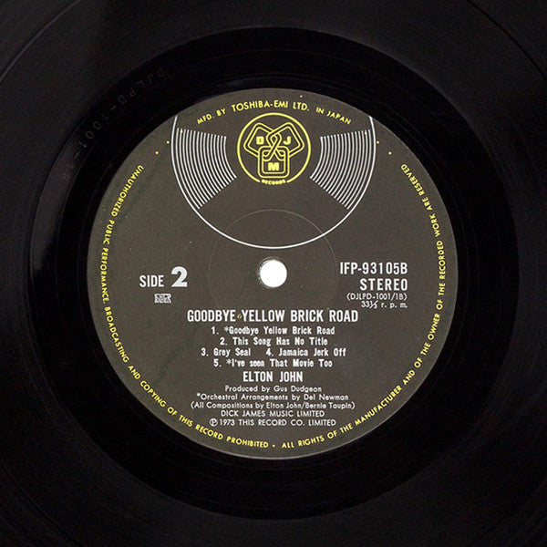 Elton John - Goodbye Yellow Brick Road (Vinyl, LP, Album)
