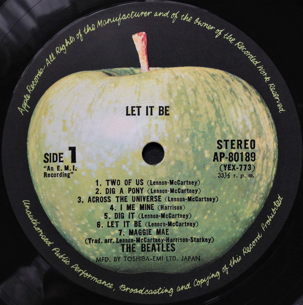 The Beatles - Let It Be = レット・イット・ビー (Vinyl, LP, Album, Reissue, St...