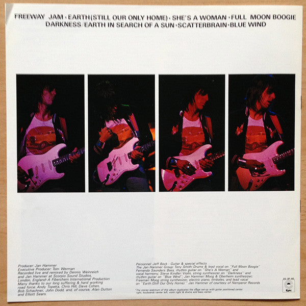 Jeff Beck - Live (Vinyl, LP, Album, Reissue, Stereo)