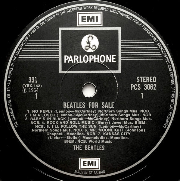 The Beatles - Beatles For Sale (Vinyl, LP, Album, Reissue, Stereo) Very Good (VG) / Very Good (VG)