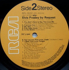 Elvis Presley - By Request (Vinyl, LP, Compilation, Stereo) Very Good Plus (VG+) / Very Good Plus (VG+)