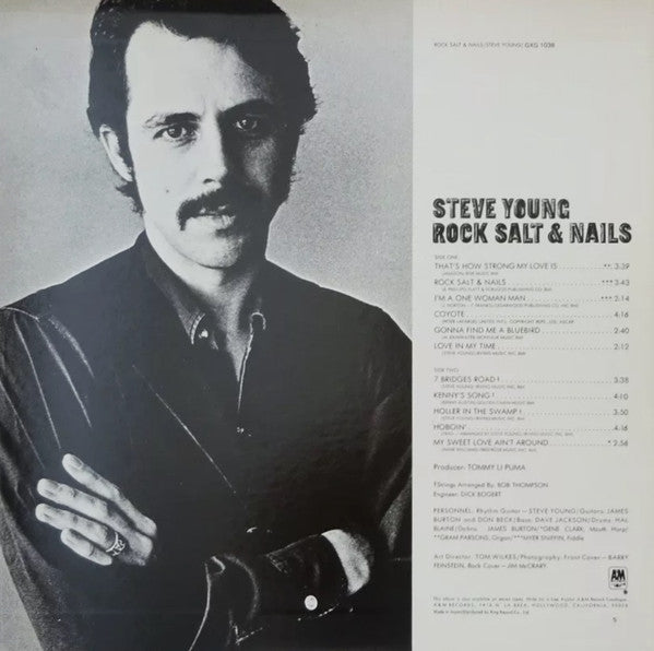 Steve Young (2) - Rock Salt And Nails (Vinyl, LP, Album) Very Good Plus (VG+) / Very Good (VG)