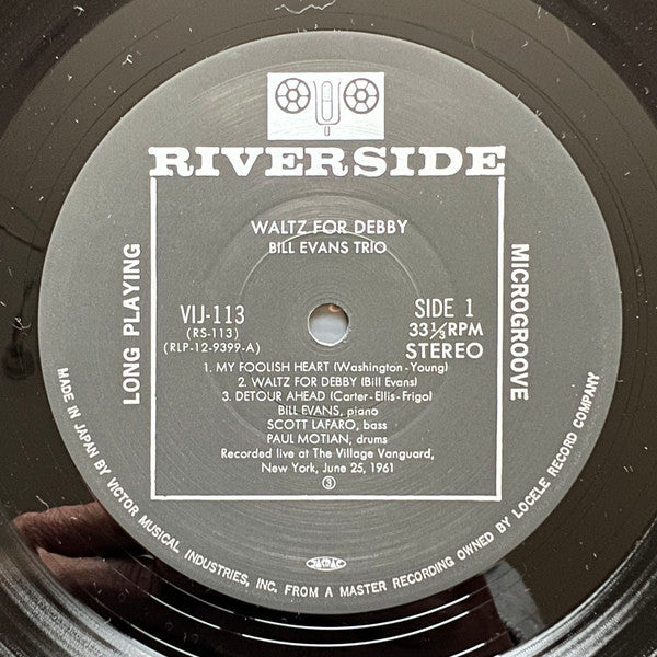 The Bill Evans Trio - Waltz For Debby (Vinyl, LP, Album, Reissue, S...