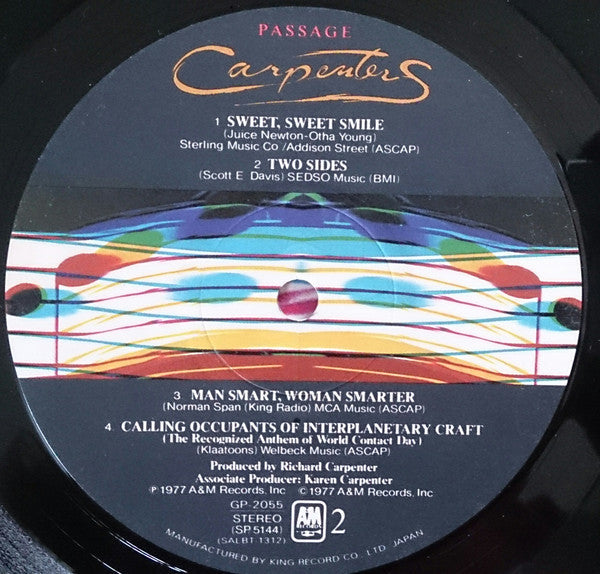 Carpenters - Passage (Vinyl, LP, Album, Stereo)