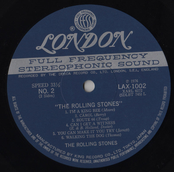 The Rolling Stones - The Rolling Stones (Vinyl, LP, Album, Reissue, Stereo) Very Good Plus (VG+) / Good Plus (G+)
