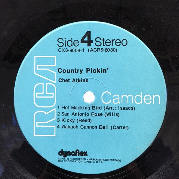 Chet Atkins - Country Pickin' (2xVinyl, LP, Compilation) Good Plus (G+) / Very Good Plus (VG+)