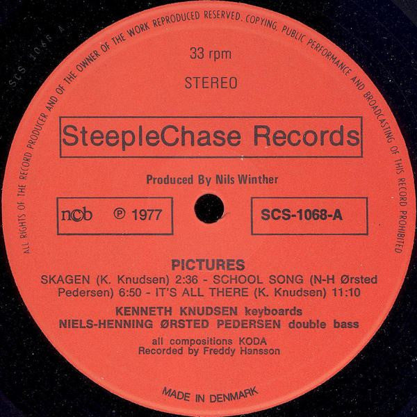 Niels-Henning Ørsted Pedersen - Pictures (Vinyl, LP, Album, Stereo) Near Mint (NM or M-) / Very Good Plus (VG+)