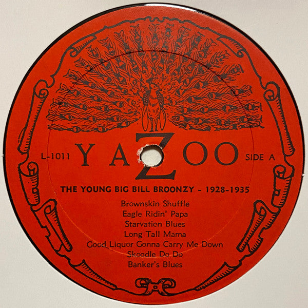 Big Bill Broonzy - The Young Big Bill Broonzy 1928-1936 (Vinyl, LP, Compilation, Reissue) Good Plus (G+) / Very Good (VG)