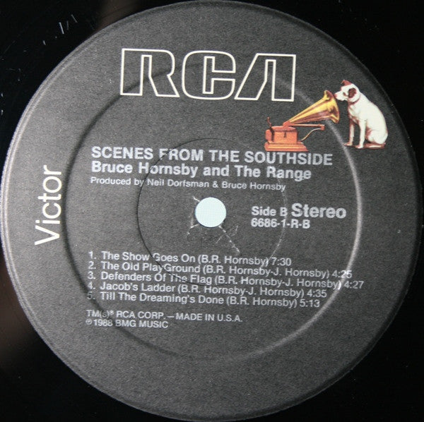 Bruce Hornsby And The Range - Scenes From The Southside (Vinyl, LP, Album, Stereo) Very Good Plus (VG+) / Very Good Plus (VG+)