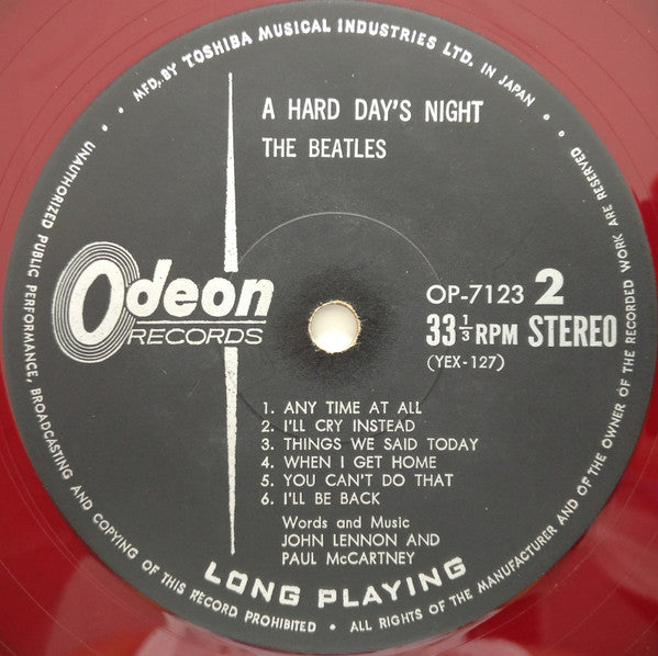 The Beatles - A Hard Day's Night = Here Comes the Beatles Yeah! Yeah! Yeah! (Vinyl, LP, Album, Stereo) Very Good (VG) / Good Plus (G+)