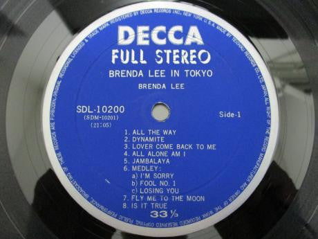 Brenda Lee - Brenda Lee In Tokyo (Vinyl, LP, Album, Stereo) Very Good Plus (VG+) / Very Good Plus (VG+)