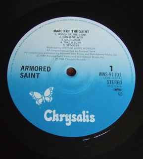 Armored Saint - March Of The Saint (Vinyl, LP, Album) Very Good Plus (VG+) / Very Good Plus (VG+)
