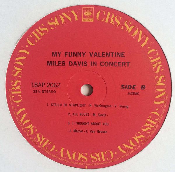 Miles Davis - My Funny Valentine - Miles Davis In Concert (Vinyl, L...