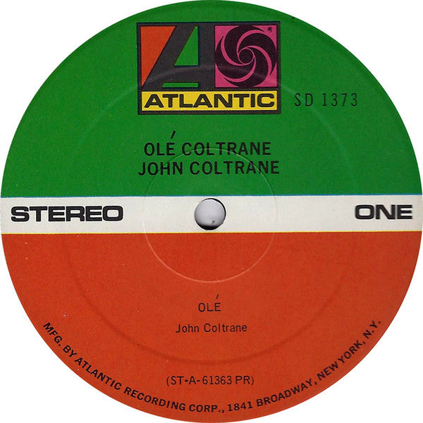 John Coltrane - Olé Coltrane (Vinyl, LP, Album, Reissue, Stereo) Very Good (VG) / Good Plus (G+)
