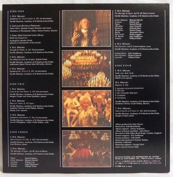 Sir Neville Marriner - Amadeus The Original Soundtrack Recording (V...