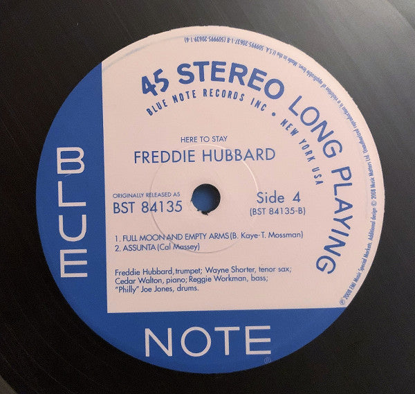 Freddie Hubbard - Here To Stay (2xVinyl, 12", 45 RPM, Album, Reissue, Remastered, Limited Edition) Very Good Plus (VG+) / Near Mint (NM or M-)