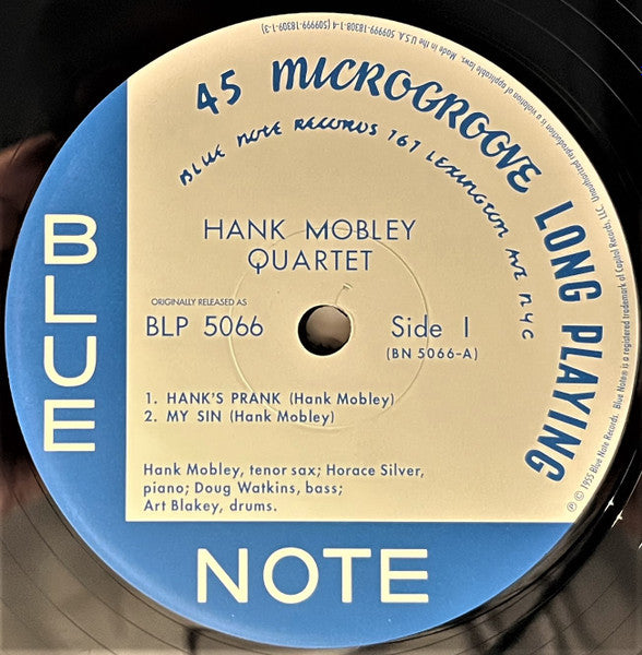 Hank Mobley Quartet - Hank Mobley Quartet (2xVinyl, 12", 45 RPM, Album, Limited Edition, Numbered, Reissue, Mono) Very Good (VG) / Near Mint (NM or M-)