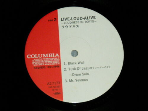 Loudness (5) - Live-Loud-Alive (Loudness In Tokyo) (Vinyl, LP, Album)