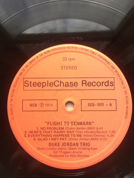 Duke Jordan - Flight To Denmark (Vinyl, LP, Album)