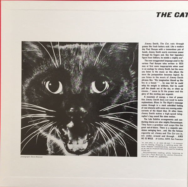 Jimmy Smith - The Cat (Vinyl, LP, Album, Reissue)