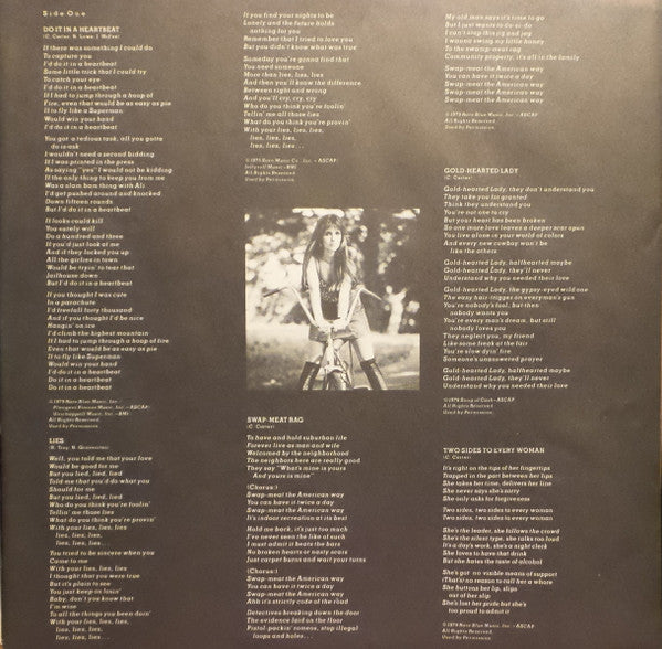 Carlene Carter - Two Sides To Every Woman (Vinyl, LP, Album, Promo) Very Good Plus (VG+) / Very Good Plus (VG+)
