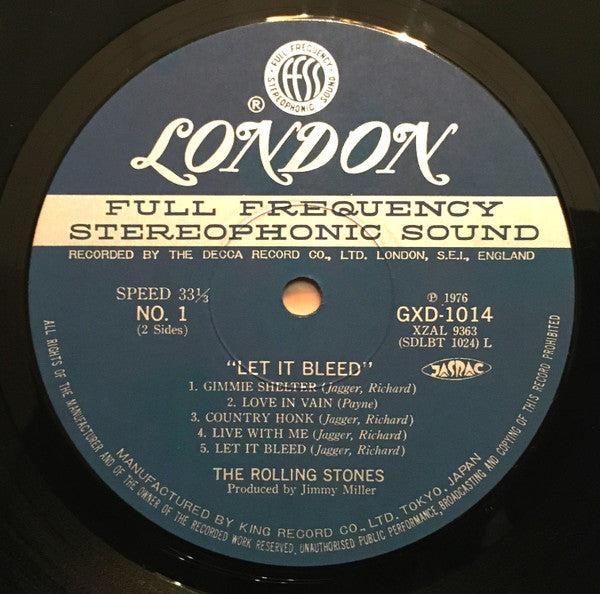 The Rolling Stones - Let It Bleed (Vinyl, LP, Album, Reissue) Very Good (VG) / Very Good (VG)