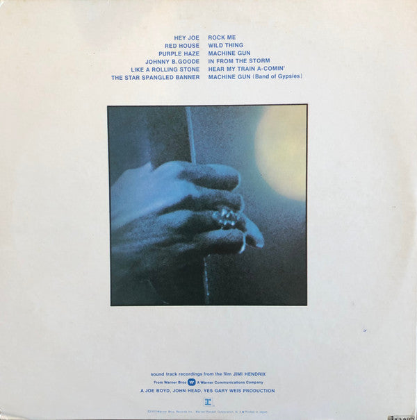 Jimi Hendrix - Sound Track Recordings From The Film "Jimi Hendrix" ...