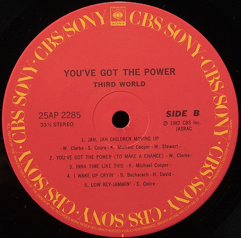 Third World - You've Got The Power = ラヴ・アイランド (Vinyl, LP, Album, St...