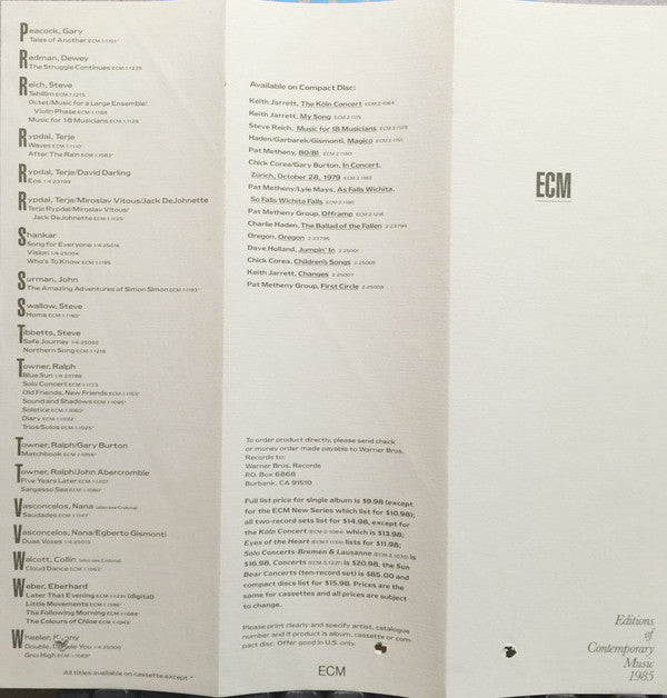 Keith Jarrett - Standards Live (Vinyl, LP, Album)