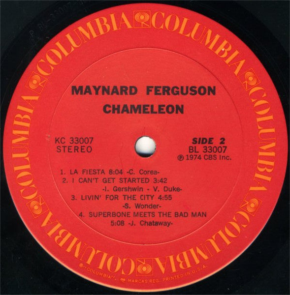 Maynard Ferguson - Chameleon (Vinyl, LP, Album) Good Plus (G+) / Very Good (VG)