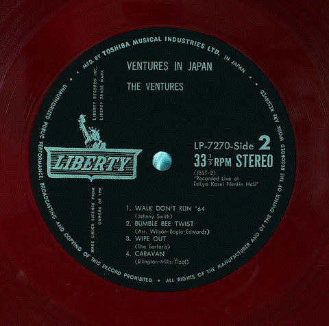 The Ventures - Ventures In Japan (Vinyl, LP, Album, Stereo)