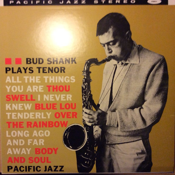 Bud Shank - Plays Tenor (Vinyl, LP, Album, Limited Edition, Reissue) Very Good Plus (VG+) / Very Good Plus (VG+)