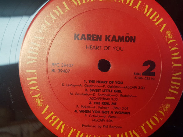 Karen Kamon - Heart Of You (Vinyl, LP, Album) Very Good (VG) / Very Good (VG)