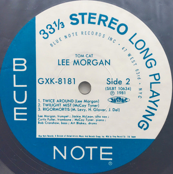 Lee Morgan - Tom Cat (Vinyl, LP, Album, Stereo) Very Good Plus (VG+) / Very Good Plus (VG+)