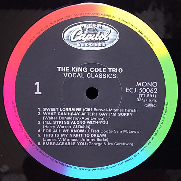 The Nat King Cole Trio - Vocal Classics (Vinyl, LP, Album, Compilat...