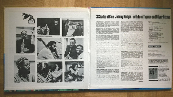 Johnny Hodges - 3 Shades Of Blue (Vinyl, LP, Album) Very Good (VG) / Very Good (VG)