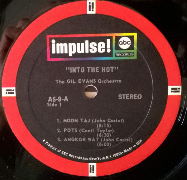 Gil Evans And His Orchestra - Into The Hot (Vinyl, LP, Album, Stereo) Very Good (VG) / Good Plus (G+)