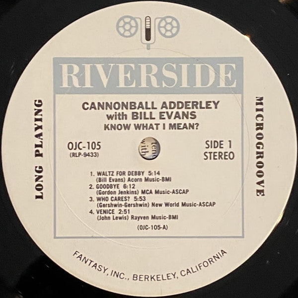 Cannonball Adderley - Know What I Mean? (Vinyl, LP, Album, Reissue, Stereo) Good Plus (G+) / Very Good (VG)