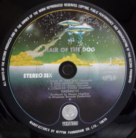 Nazareth (2) - Hair Of The Dog (Vinyl, LP, Album, Reissue) Near Mint (NM or M-) / Very Good Plus (VG+)