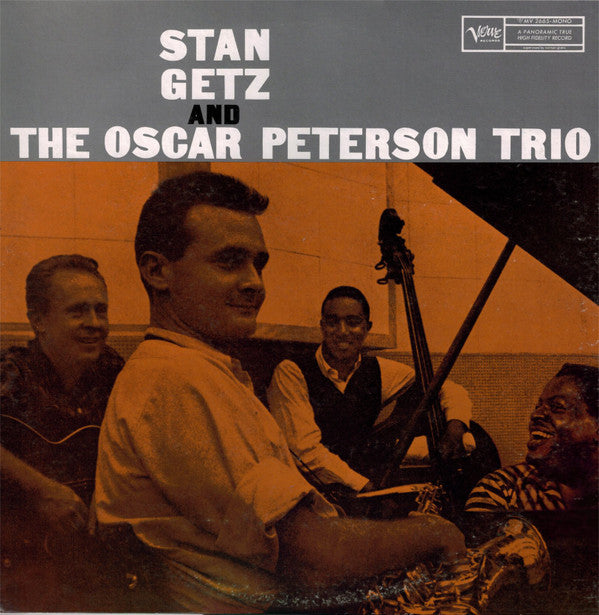 Stan Getz - Stan Getz And The Oscar Peterson Trio (Vinyl, LP, Album, Reissue, Mono) Very Good Plus (VG+) / Very Good Plus (VG+)