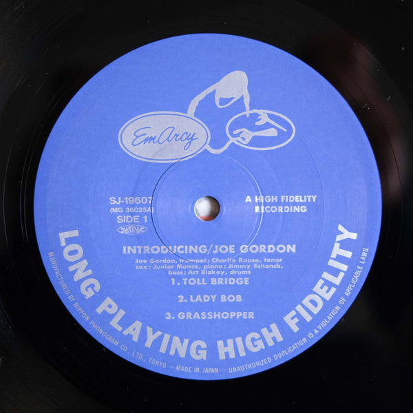Joe Gordon - Introducing Joe Gordon (Vinyl, LP, Album, Reissue, Mono) Near Mint (NM or M-) / Very Good Plus (VG+)