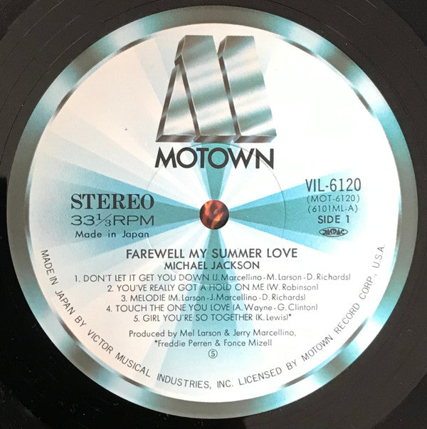 Michael Jackson - Farewell My Summer Love (Vinyl, LP, Album)