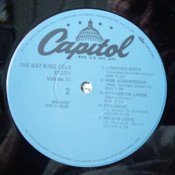 Nat King Cole - The Nat King Cole Story: Volume 3 (Vinyl, LP, Reissue, Compilation) Very Good (VG) / Very Good (VG)