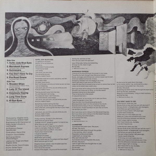 Crosby, Stills & Nash - Crosby, Stills & Nash (Vinyl, LP, Album, Stereo) Very Good (VG) / Very Good (VG)
