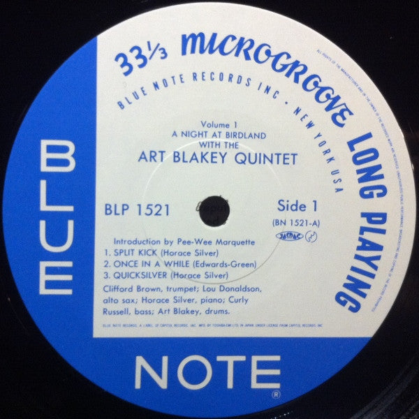 Art Blakey Quintet - A Night At Birdland, Volume 1 (Vinyl, LP, Comp...