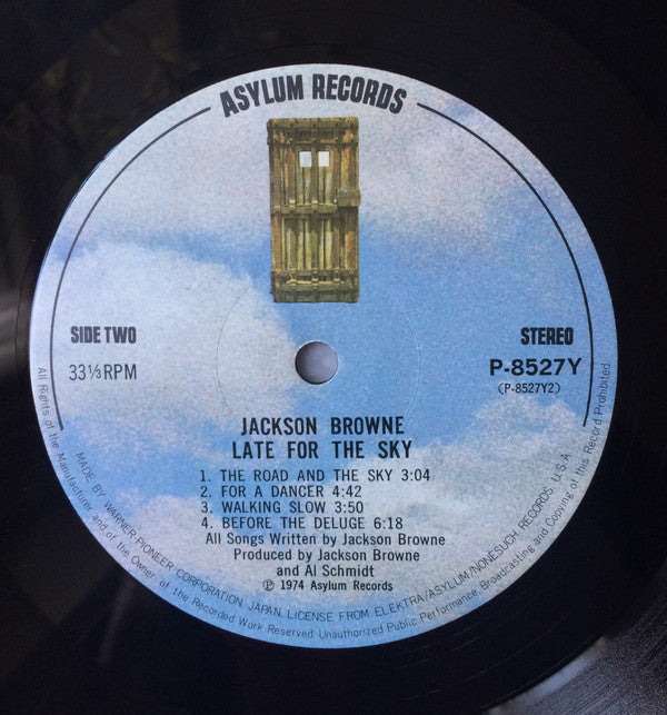 Jackson Browne - Late For The Sky (Vinyl, LP, Album)