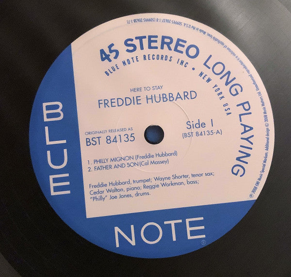Freddie Hubbard - Here To Stay (2xVinyl, 12", 45 RPM, Album, Reissue, Remastered, Limited Edition) Very Good Plus (VG+) / Near Mint (NM or M-)