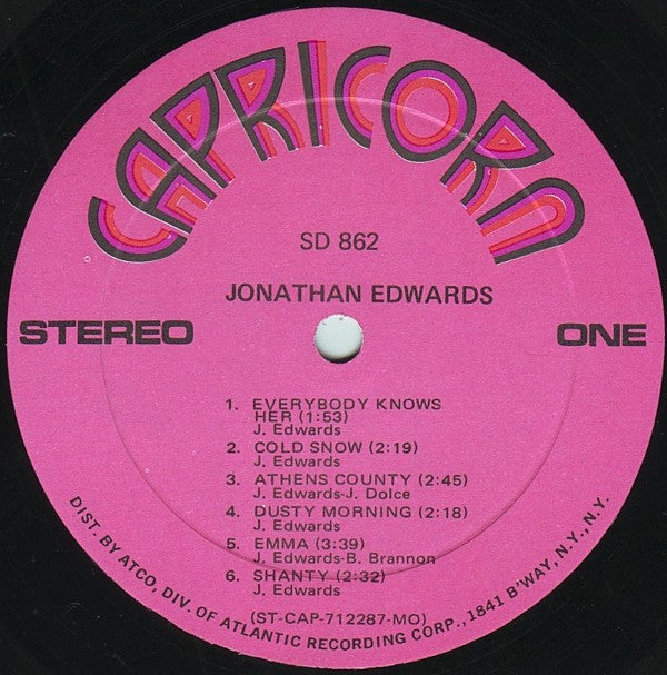 Jonathan Edwards (2) - Jonathan Edwards (Vinyl, LP, Album) Good Plus (G+) / Very Good (VG)